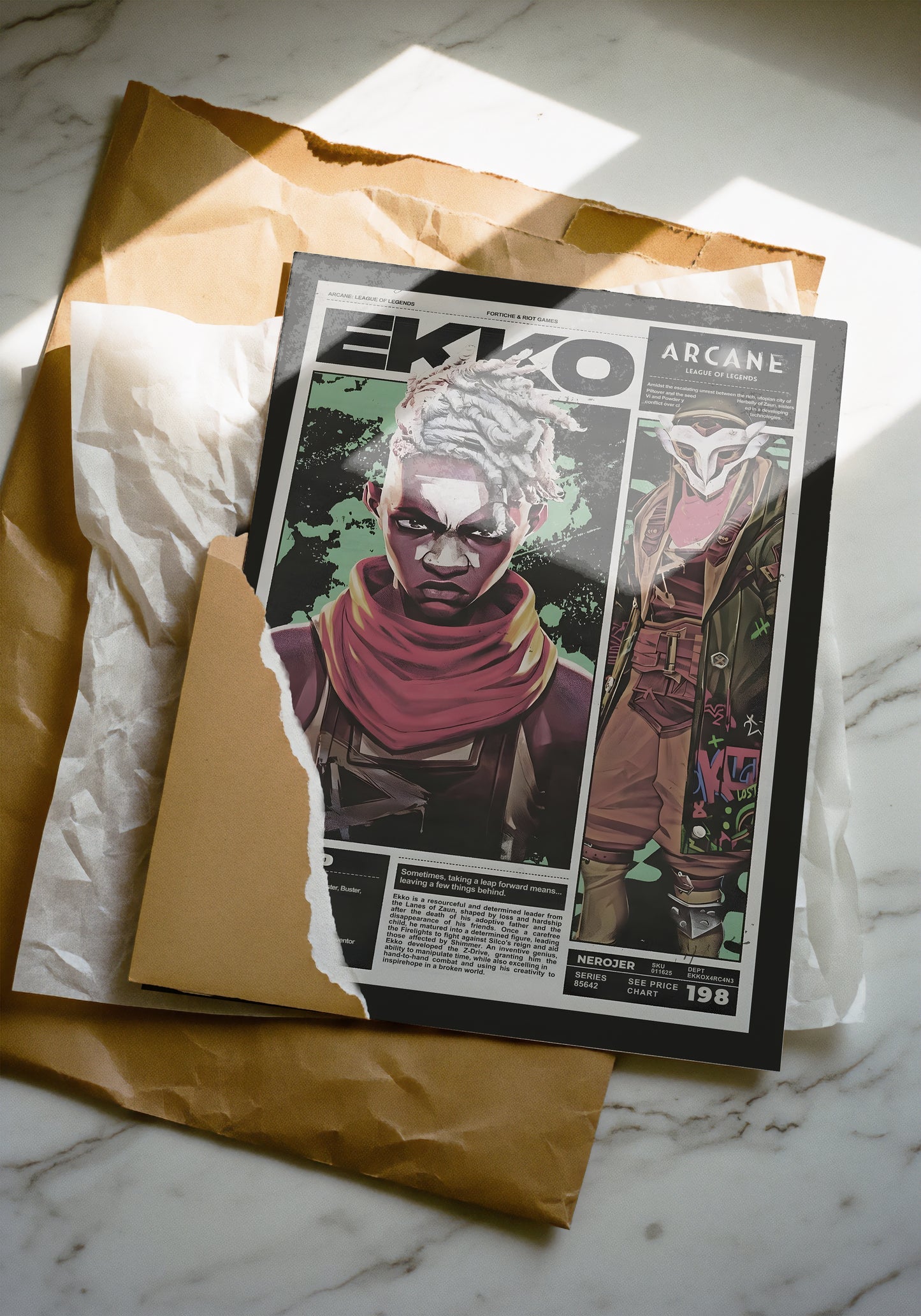 Arcane Ekko - Poster League Of Legends