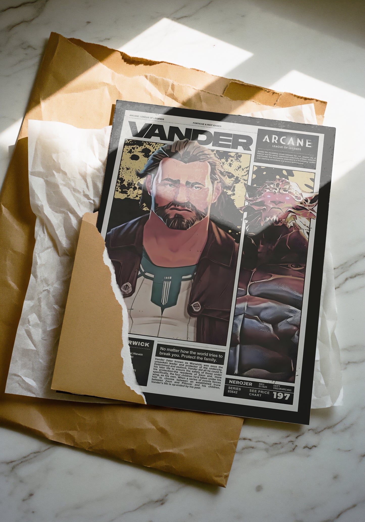 Arcane Vander - Poster League Of Legends