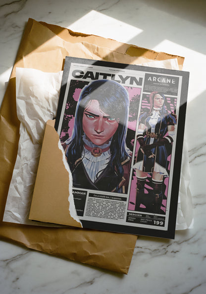 Arcane Caitlyn - Poster League Of Legends